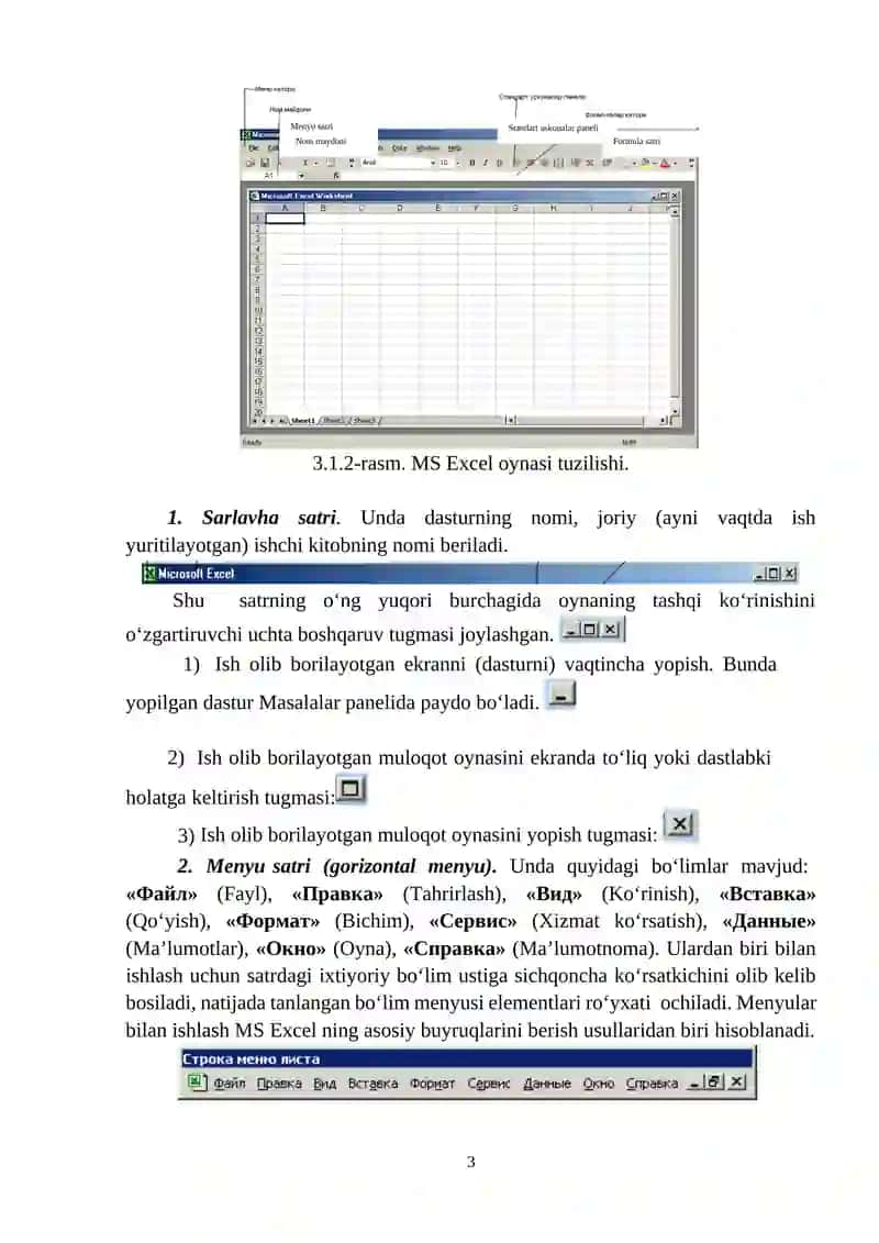 MS Excel 3