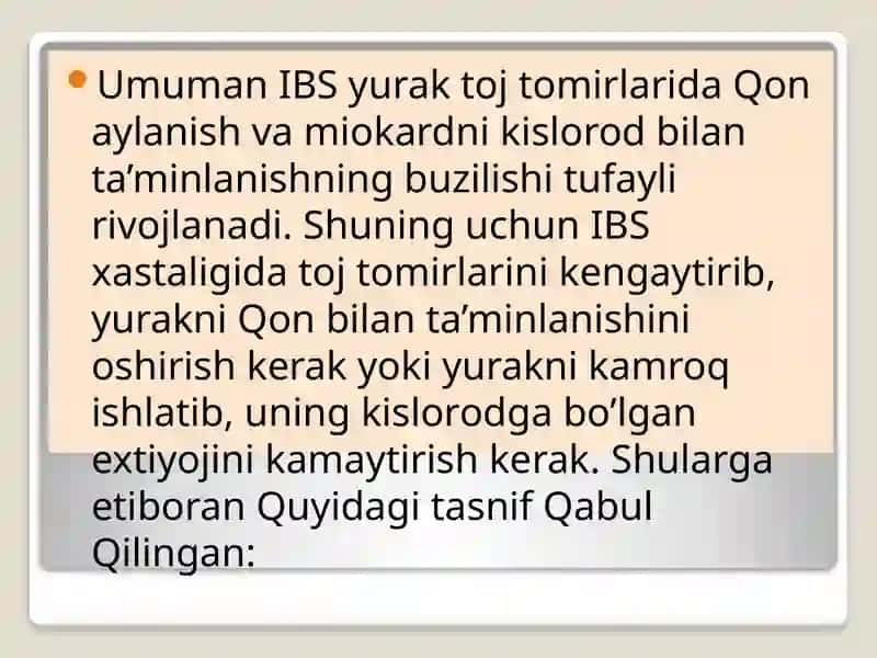 QONTOMIRLARDA QON AYLANISHI ETISHMOVCHILIGI 3