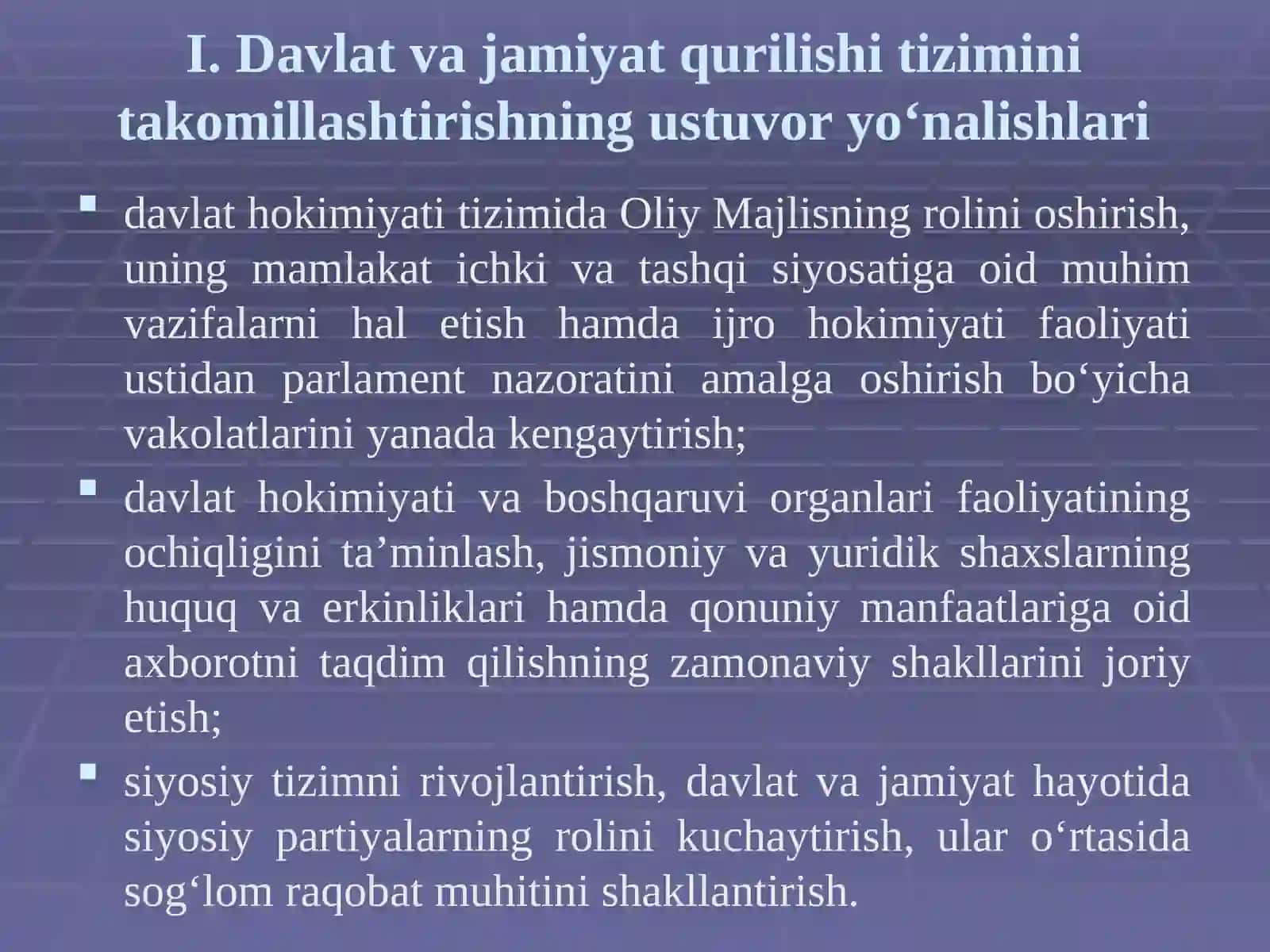 Yangi O‘zbekistonda amalga oshirilayotgan islohotlar 3