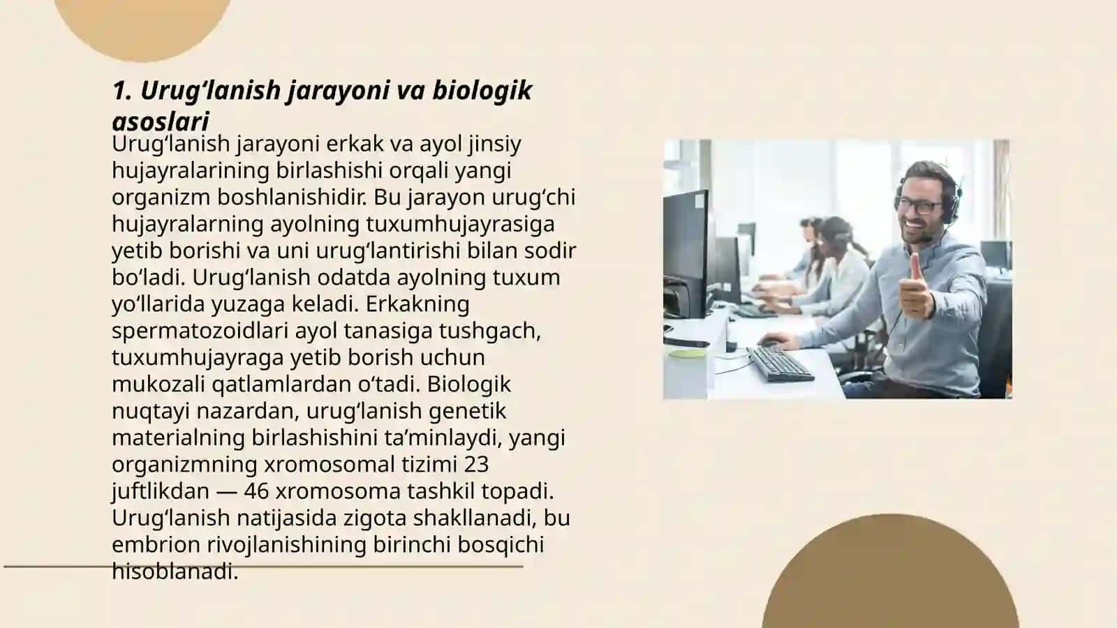Urugʻning biologik oʻzgarishi 3
