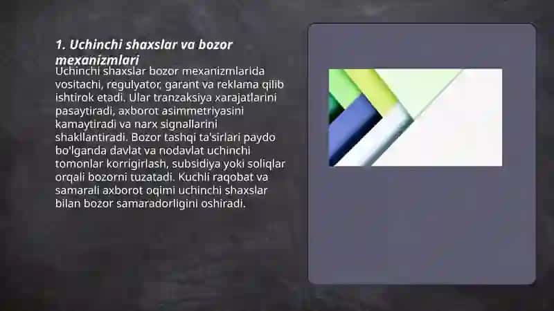 IQTISODIT PROSESSDA UCHINCHI SHAXSLARNING ISHTIROKI 3