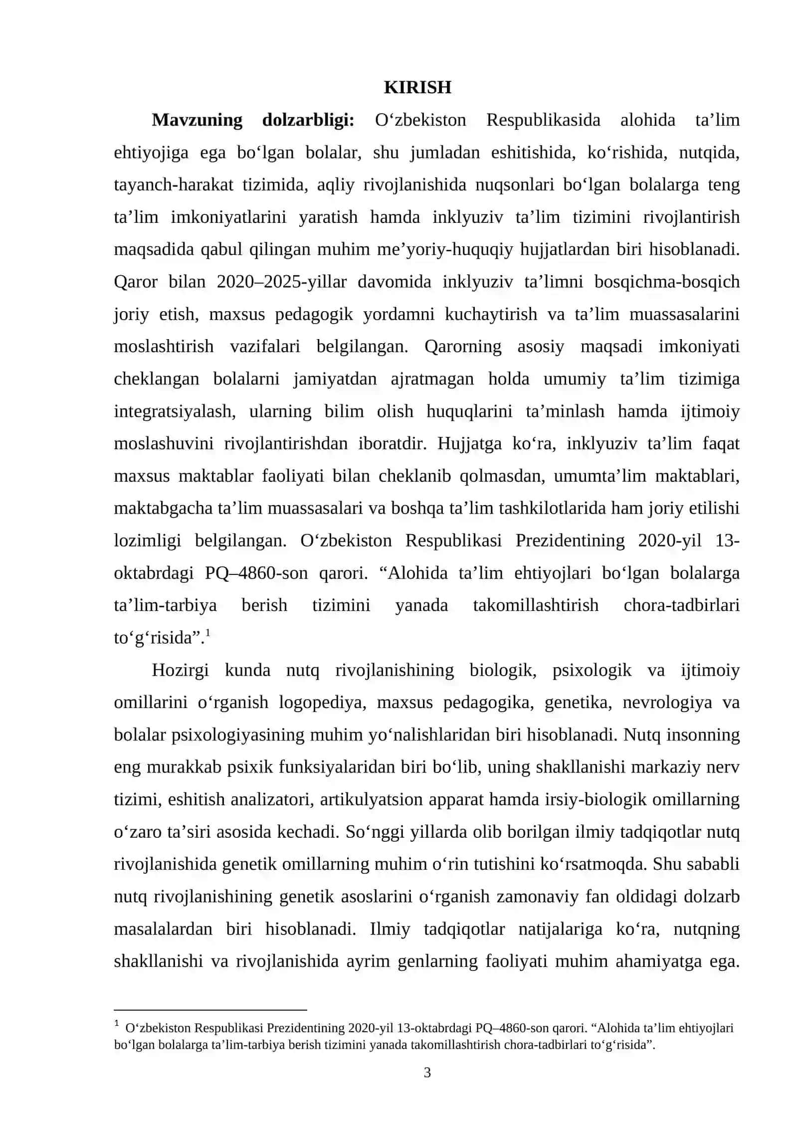 Nutqning rivojlanishida genetik omillar 3