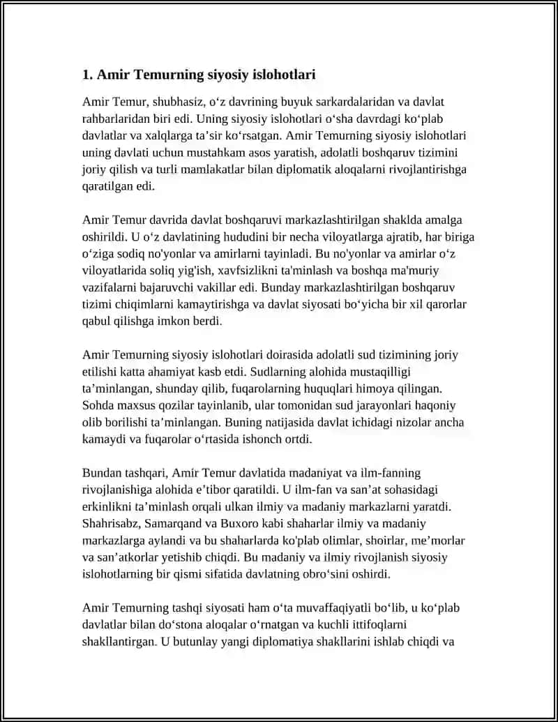 AMIR TEMUR DAVRI 3