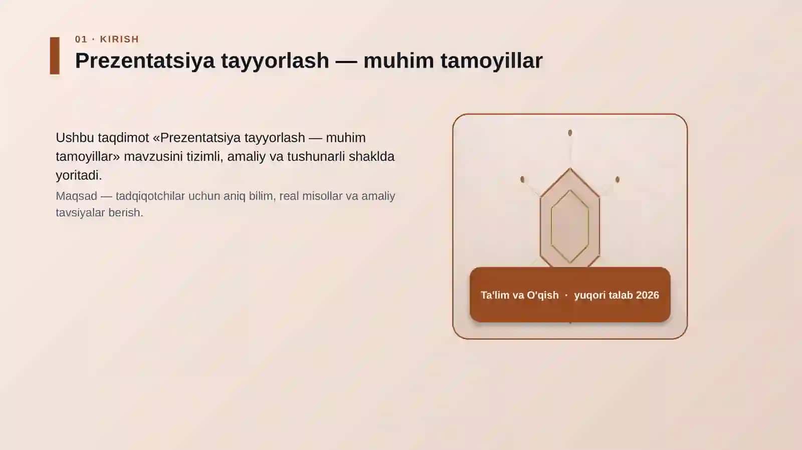 Prezentatsiya tayyorlash — muhim tamoyillar 3