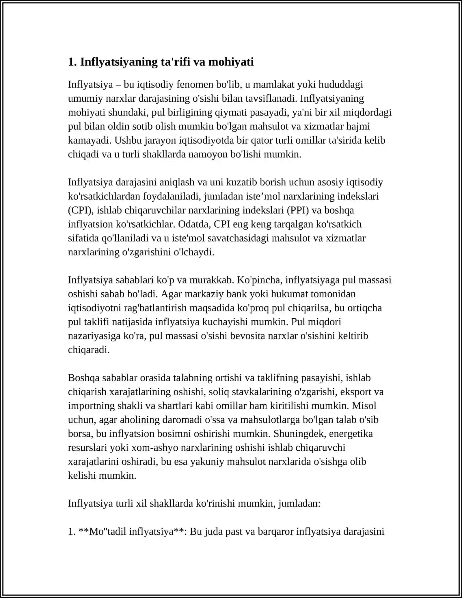 IQTISODIYOTDA INFILATSIYA JARAYONI 3