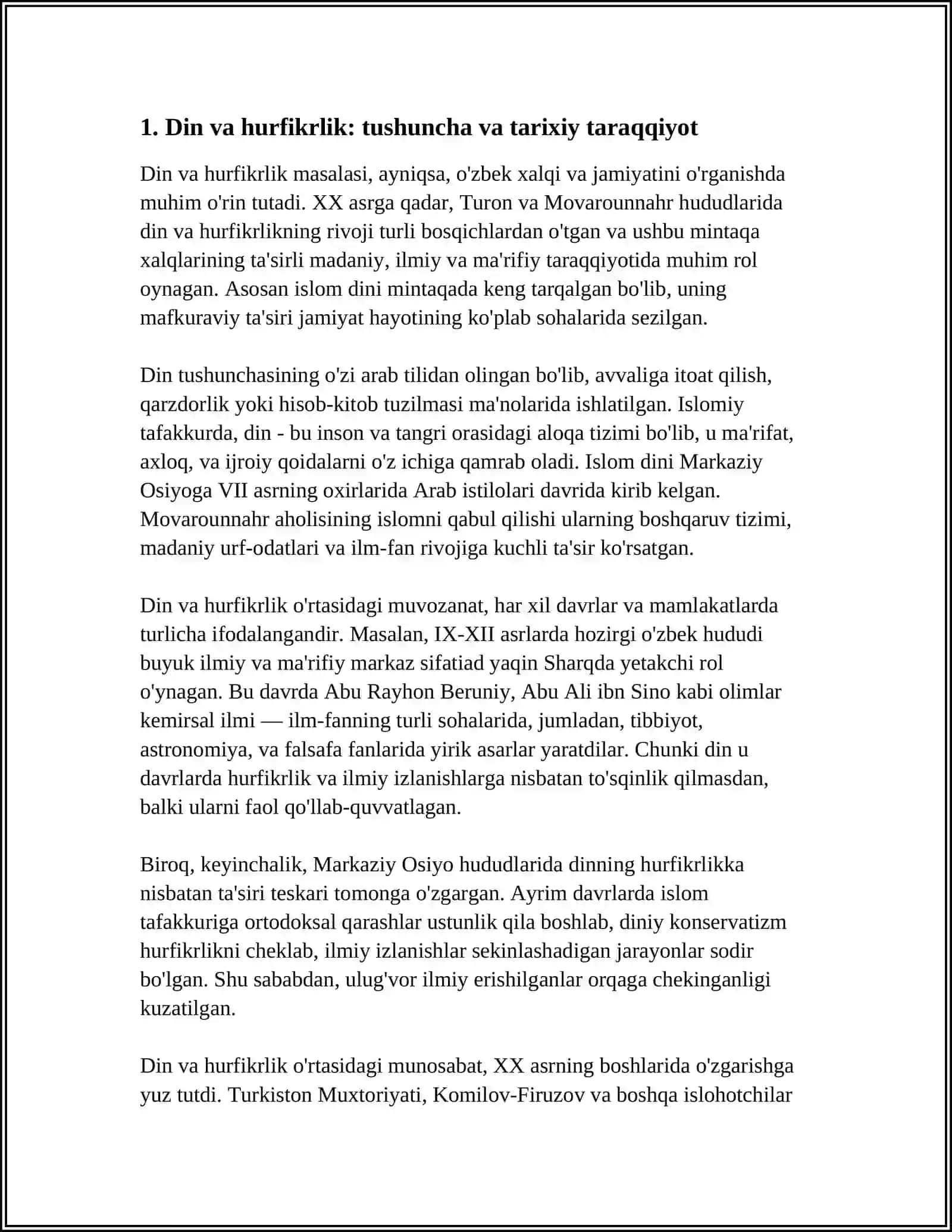 DIN VA HURFIKRLIK 3