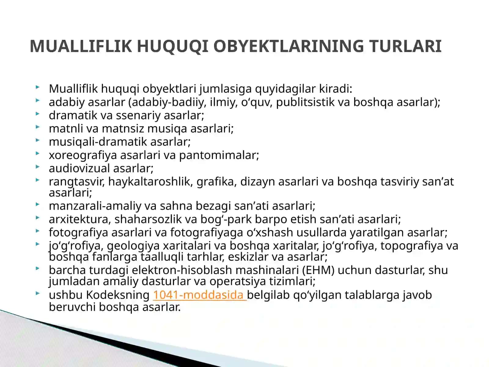 MUALLIFLIK HUQUQI 3