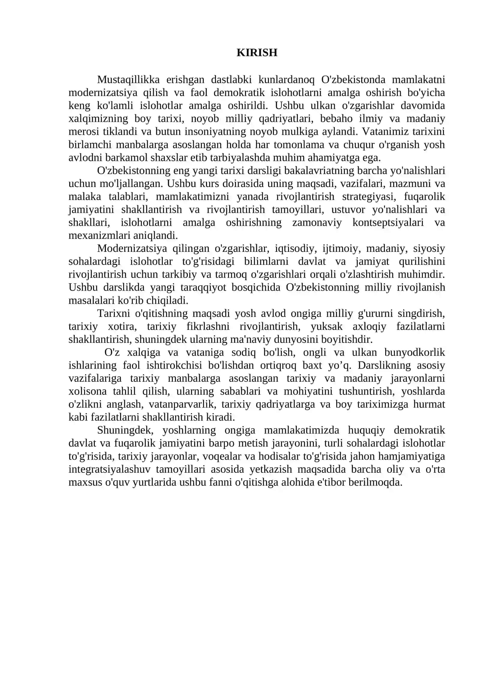 O’zbekistonning eng yangi tarixi 3
