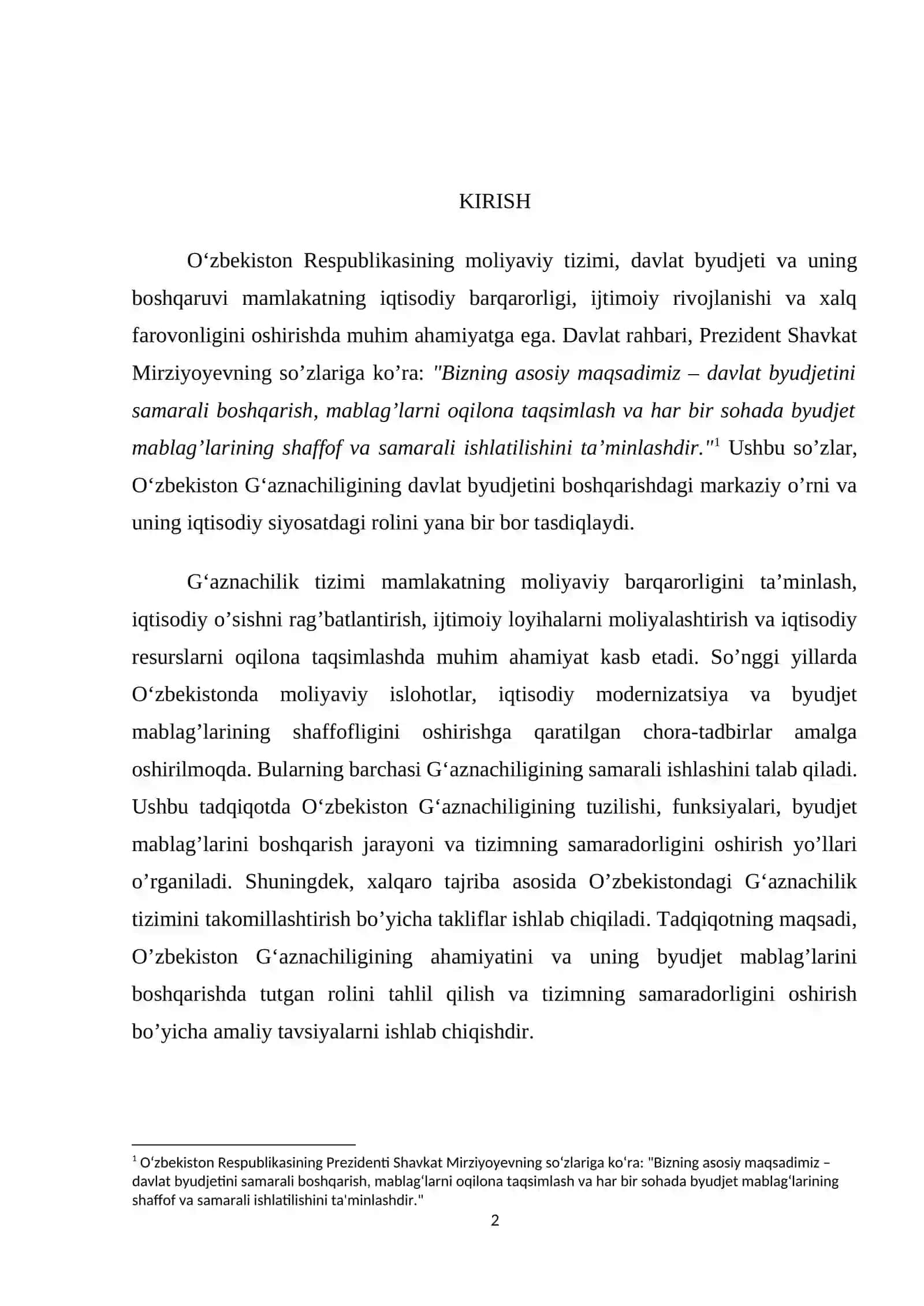 Oʻzbekiston gʻaznachiligini rivojlantirish va mohiyat 3