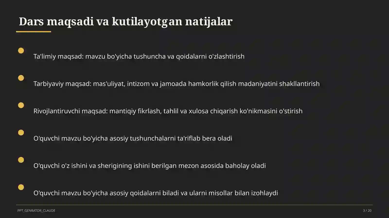 Yuqori sinflarda sun'iy intellekt darslari: nimani va qanday o'qitamiz? 3