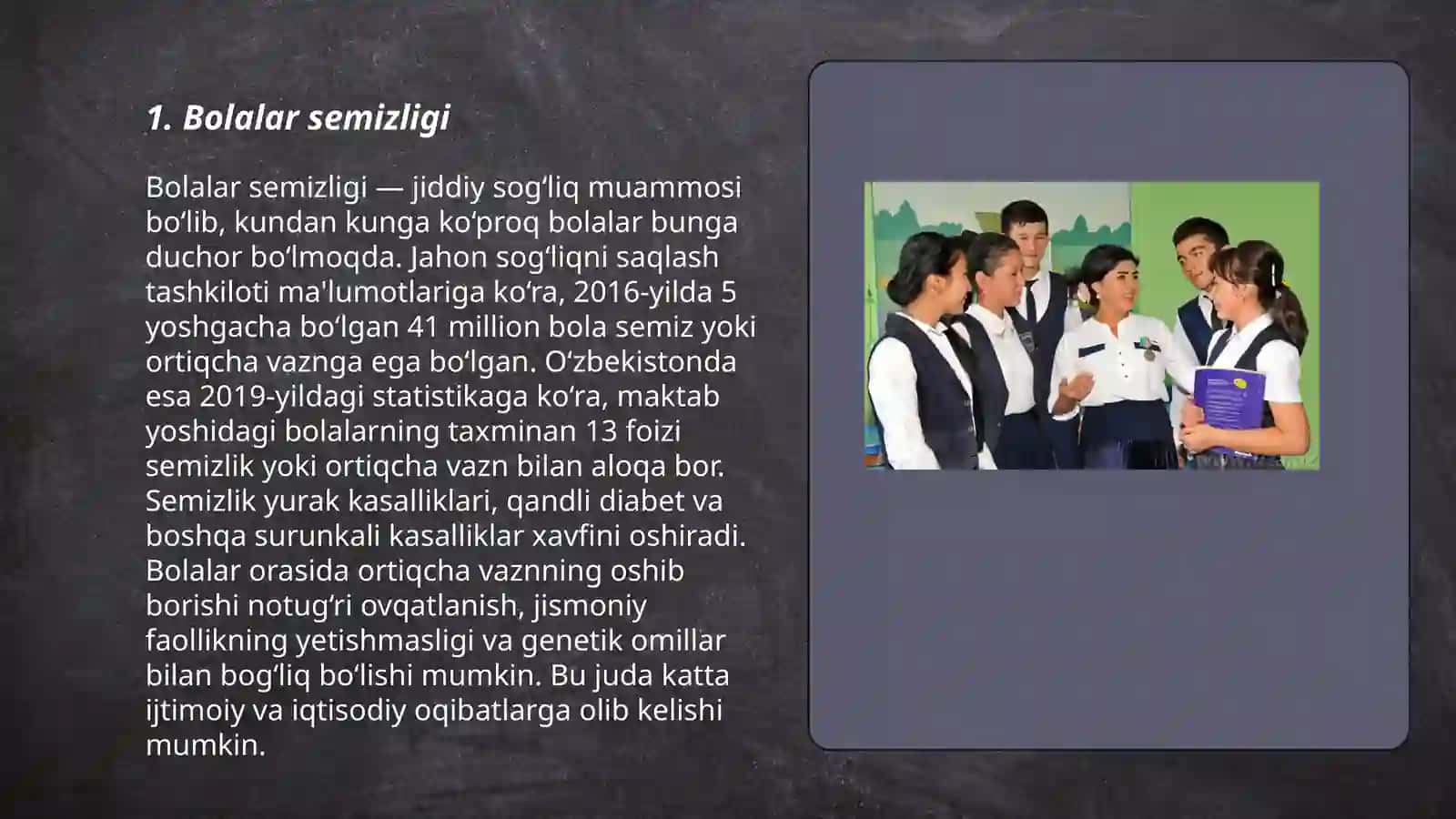 Bolalar salomatligining zamonaviy muammolari 3