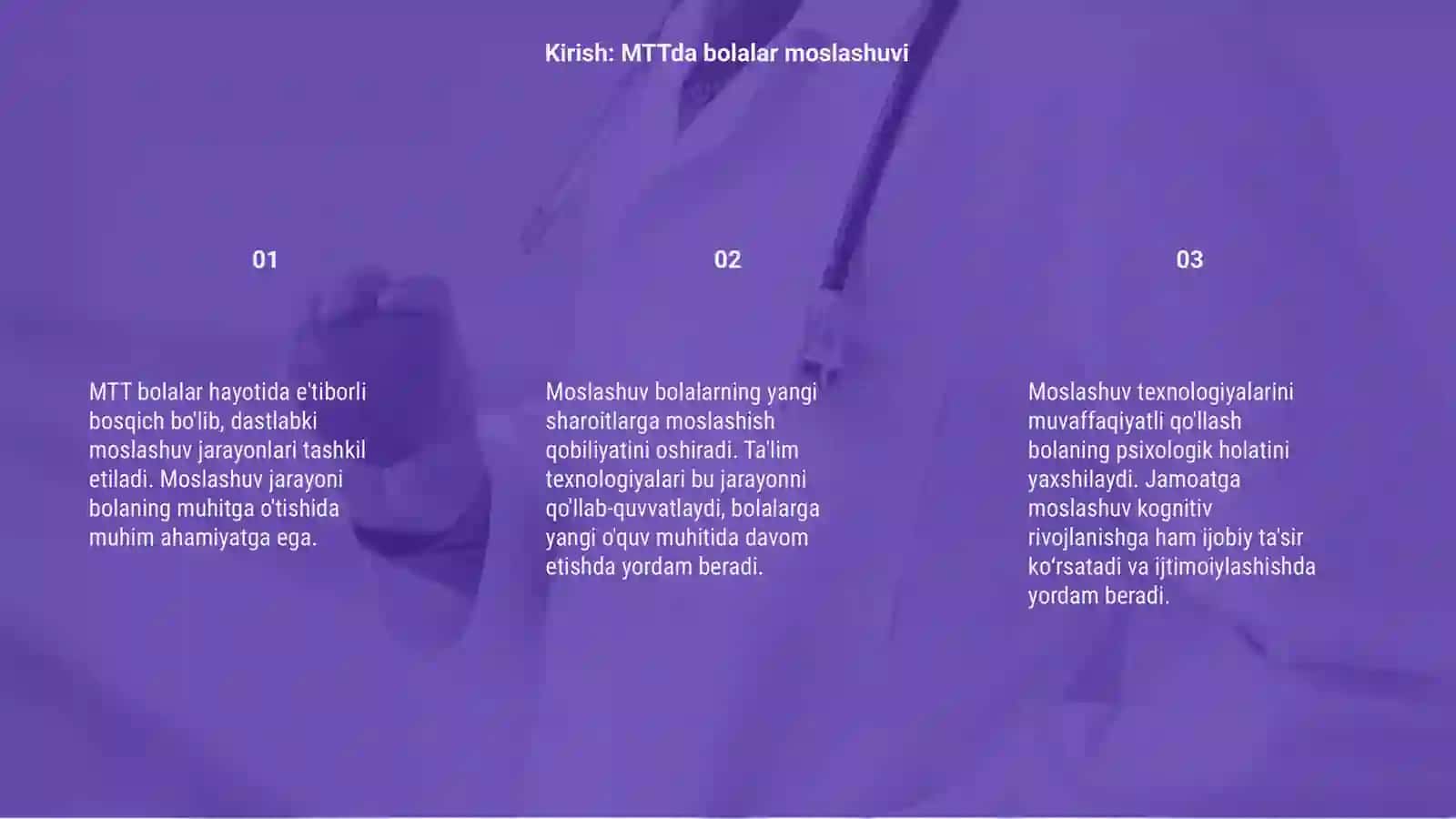 MTT bolalarning moslashuv ko'nikmalarini shakllantirish texnologiyalari 3