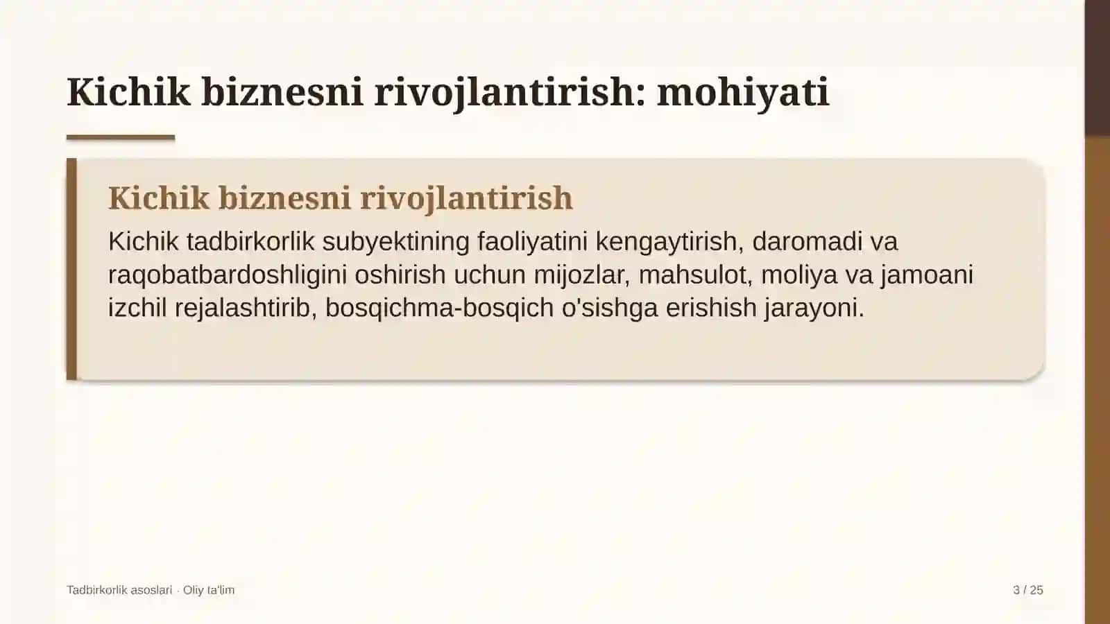 Yog'ochni qayta ishlash korxonalarida kichik biznesni rivojlantirish 3