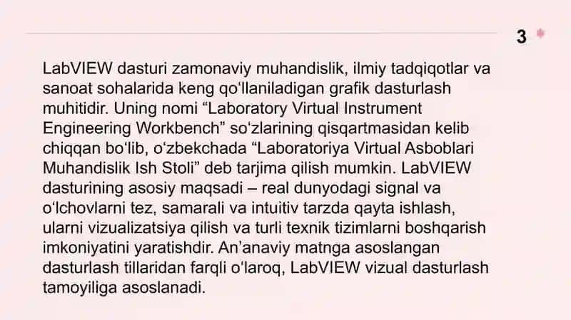 LabVIEW dasturi 3
