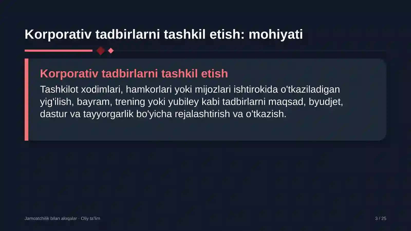 qurilish materiallari sanoatida korporativ tadbirlarni tashkil etish 2559 3