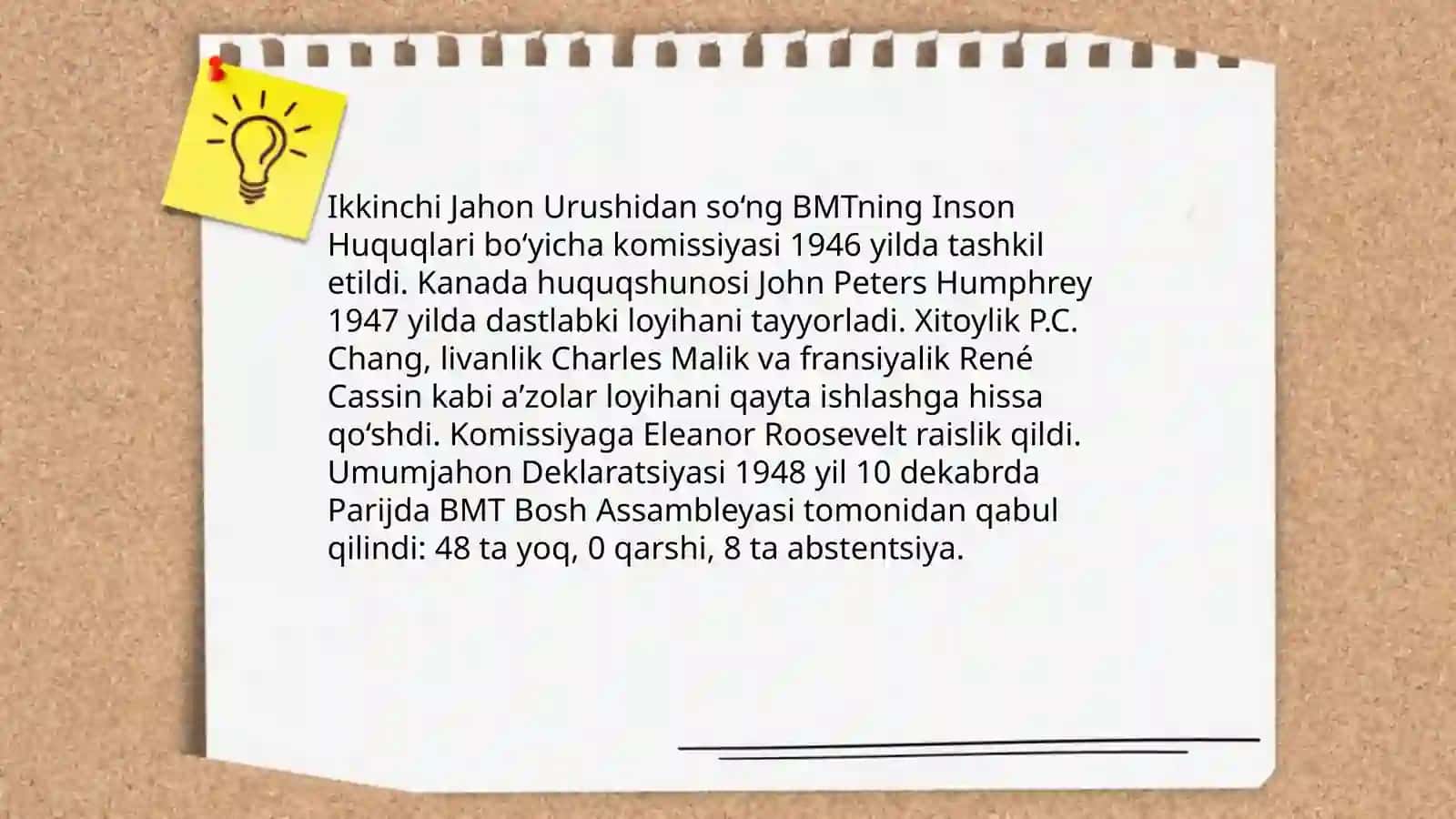 BMTning Inson Huquqlari Umumjahon Deklaratsiyasi 3