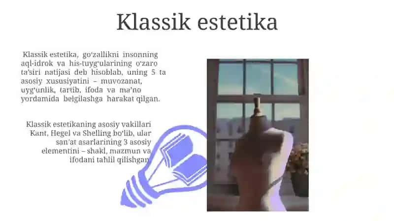 Estetika fanining obyekti va falsafiy mohiyati 3