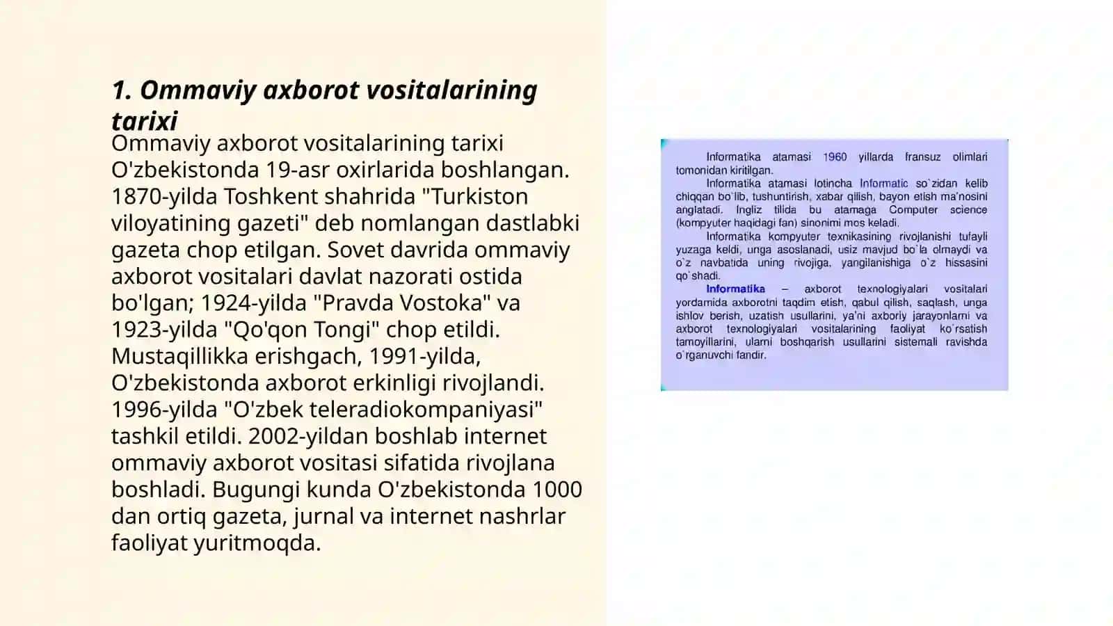 Ommaviy axborot vositalarining tarixi 3