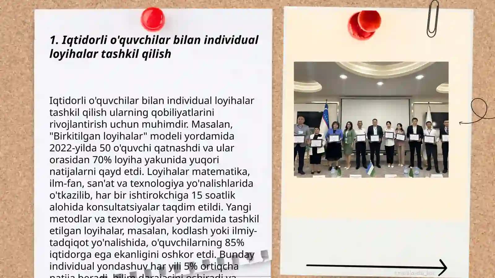 Tabiiy fanlar va geografiya darslarida iqtidorli hamda o'zlashtirishi past bo'lgan o'quvchilar bilan ishlash usullari 3