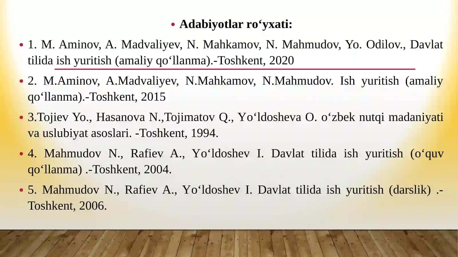 Davlat tilida ish yuritish fanining mazmuni 3