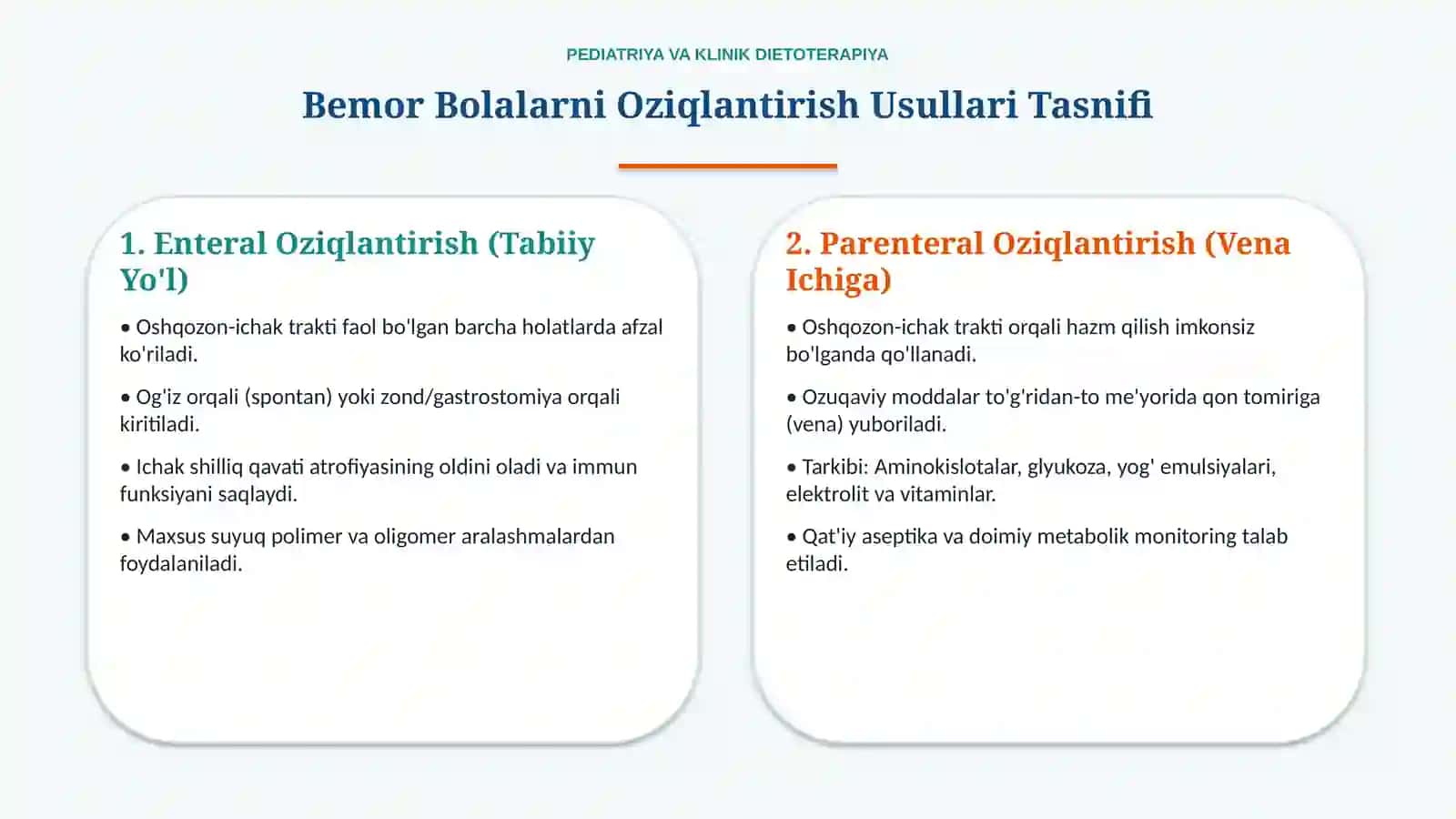 Bemor bolalarni ovqatlantirish — 15 slaydli taqdimot 3