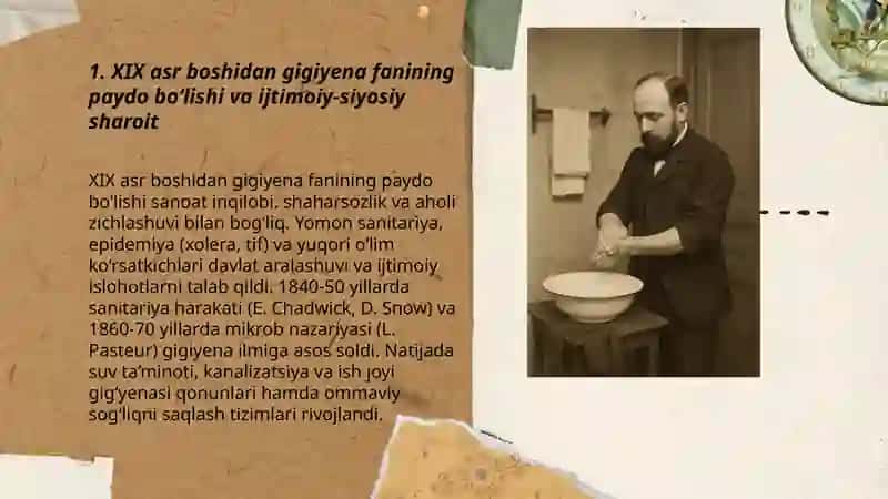 XIX va XX asrlardagi gigiyena fani taraqqiyoti 3