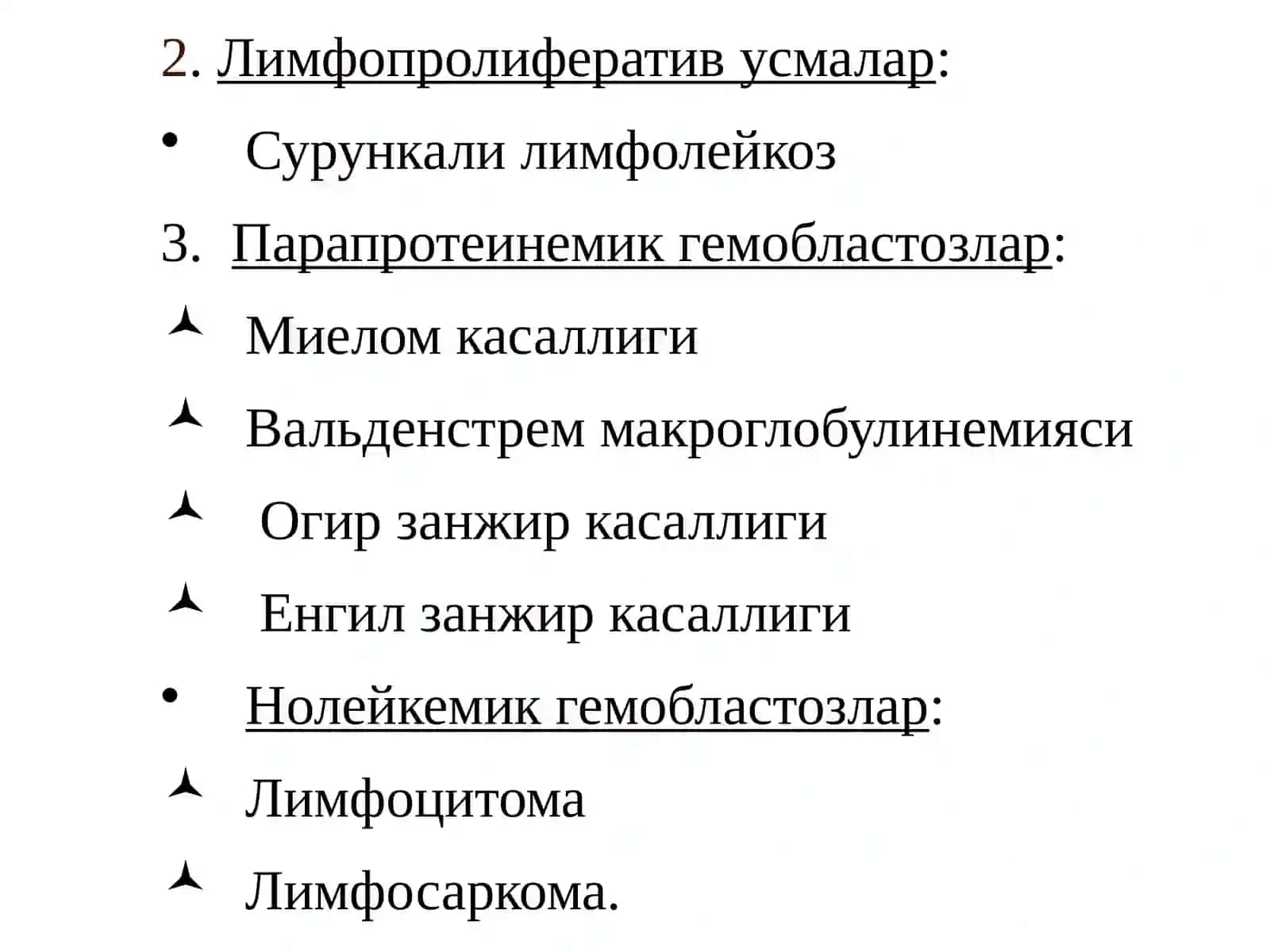 Сурункали лейкозлар 3