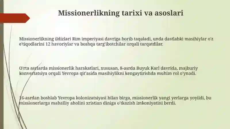 Missionerlik 3
