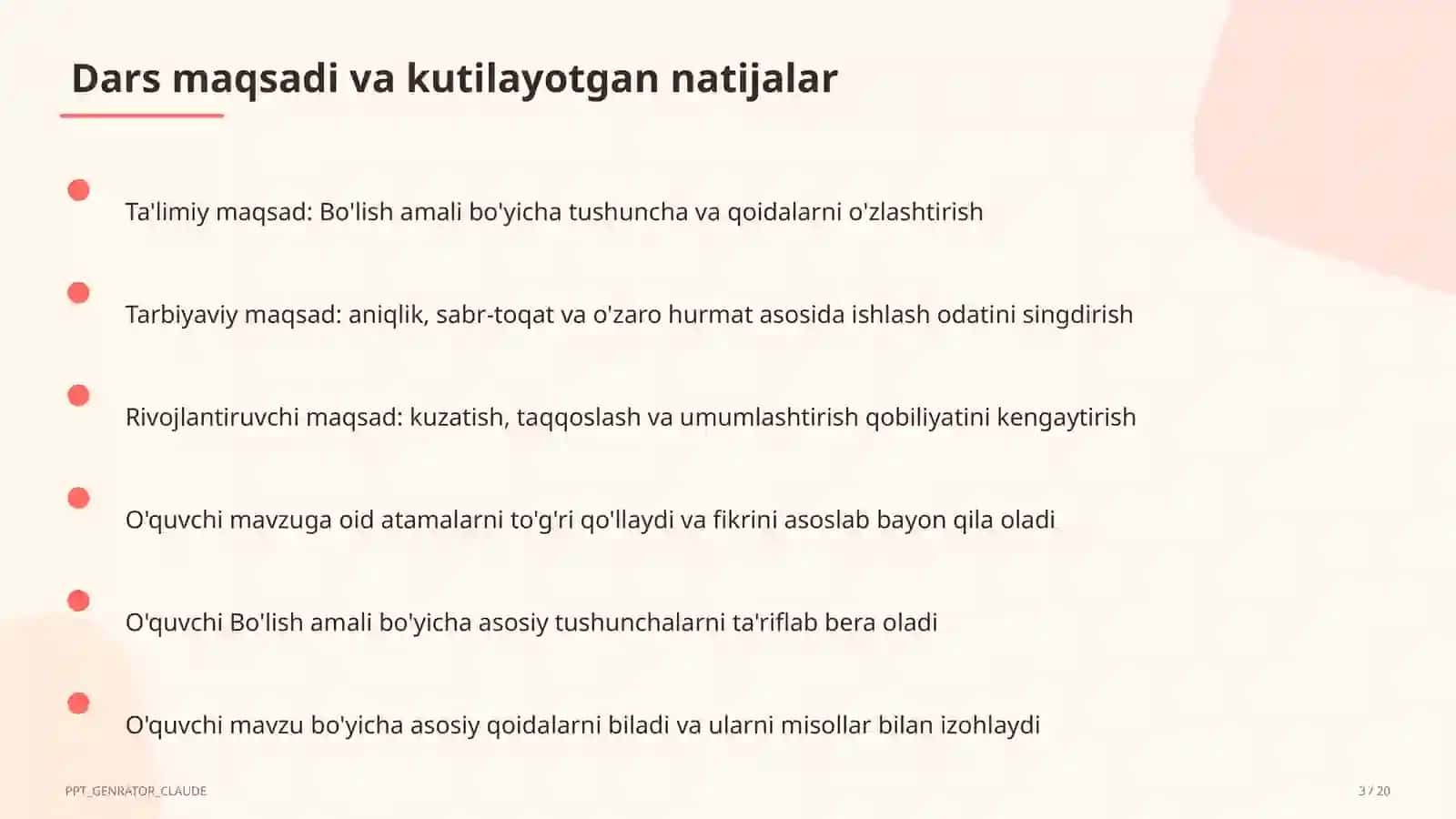 Bo'lish amali (2-sinf) 3