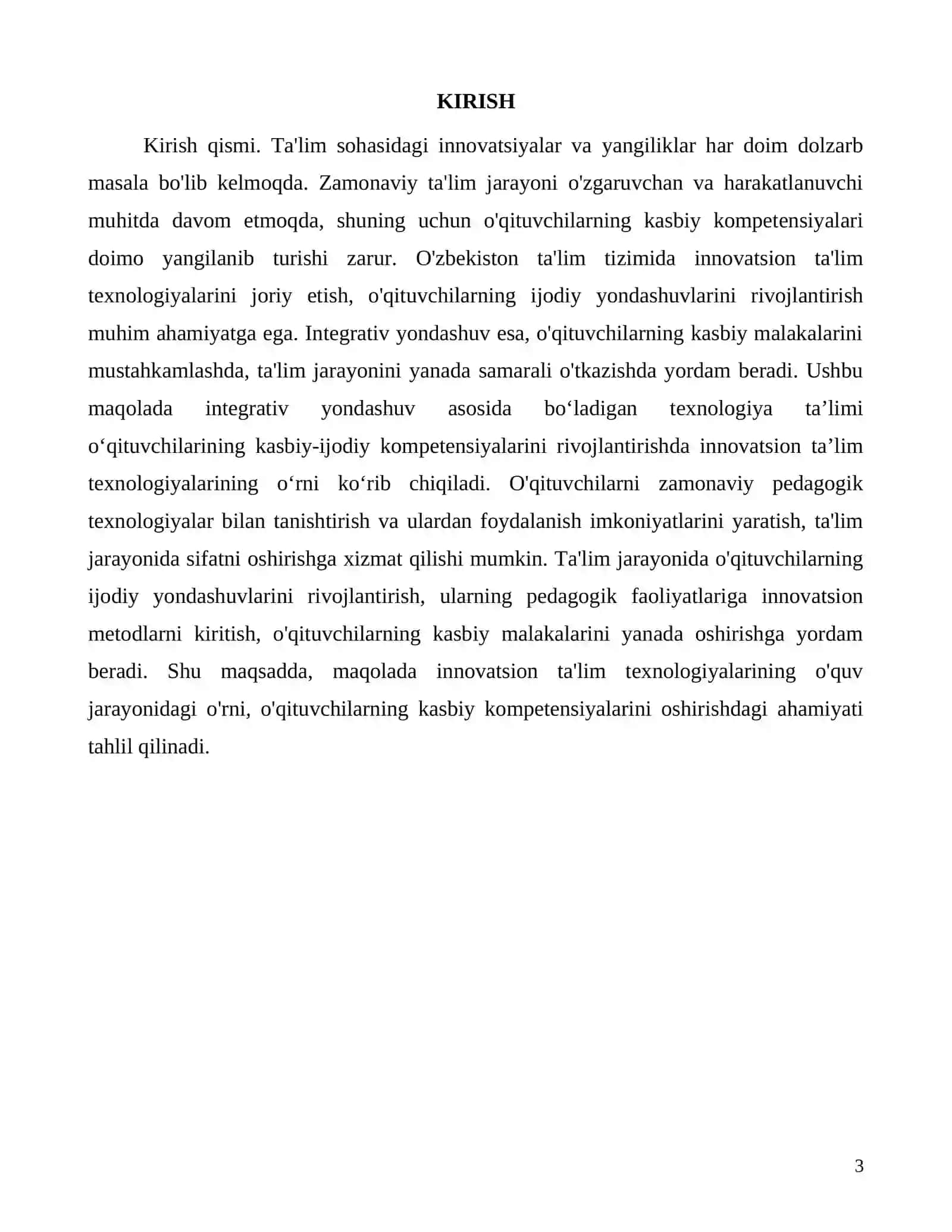 Integrativ yondashuv asosida texnologiya ta’limini rivojlantirish 3