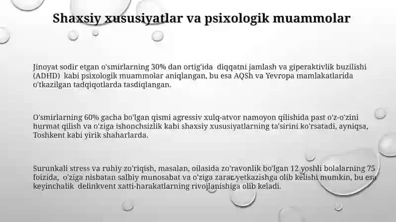 Voyaga yetmaganlar huquqbuzarligining ijtimoiy psixologik omillari 3