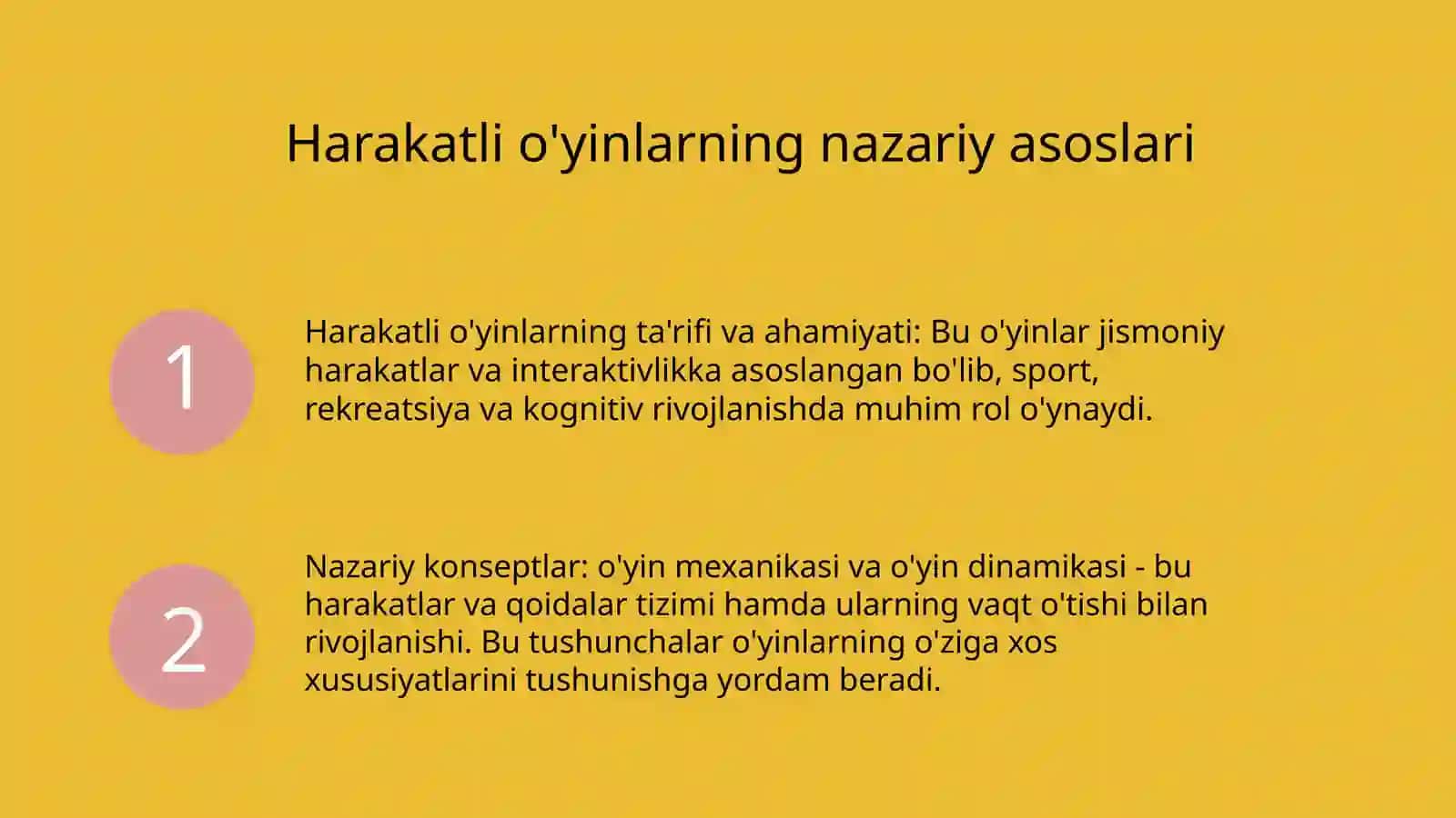 Harakatli o'yinlarni yaratilish nazariyasi 3