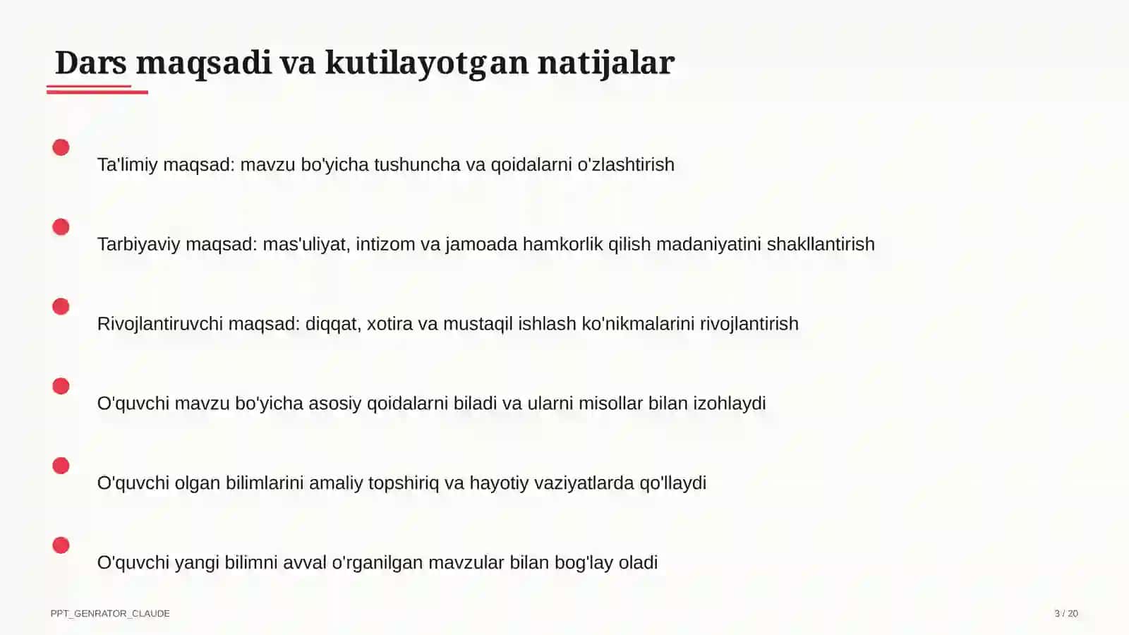 Matematika (5–6) — takrorlash darsi uchun 3