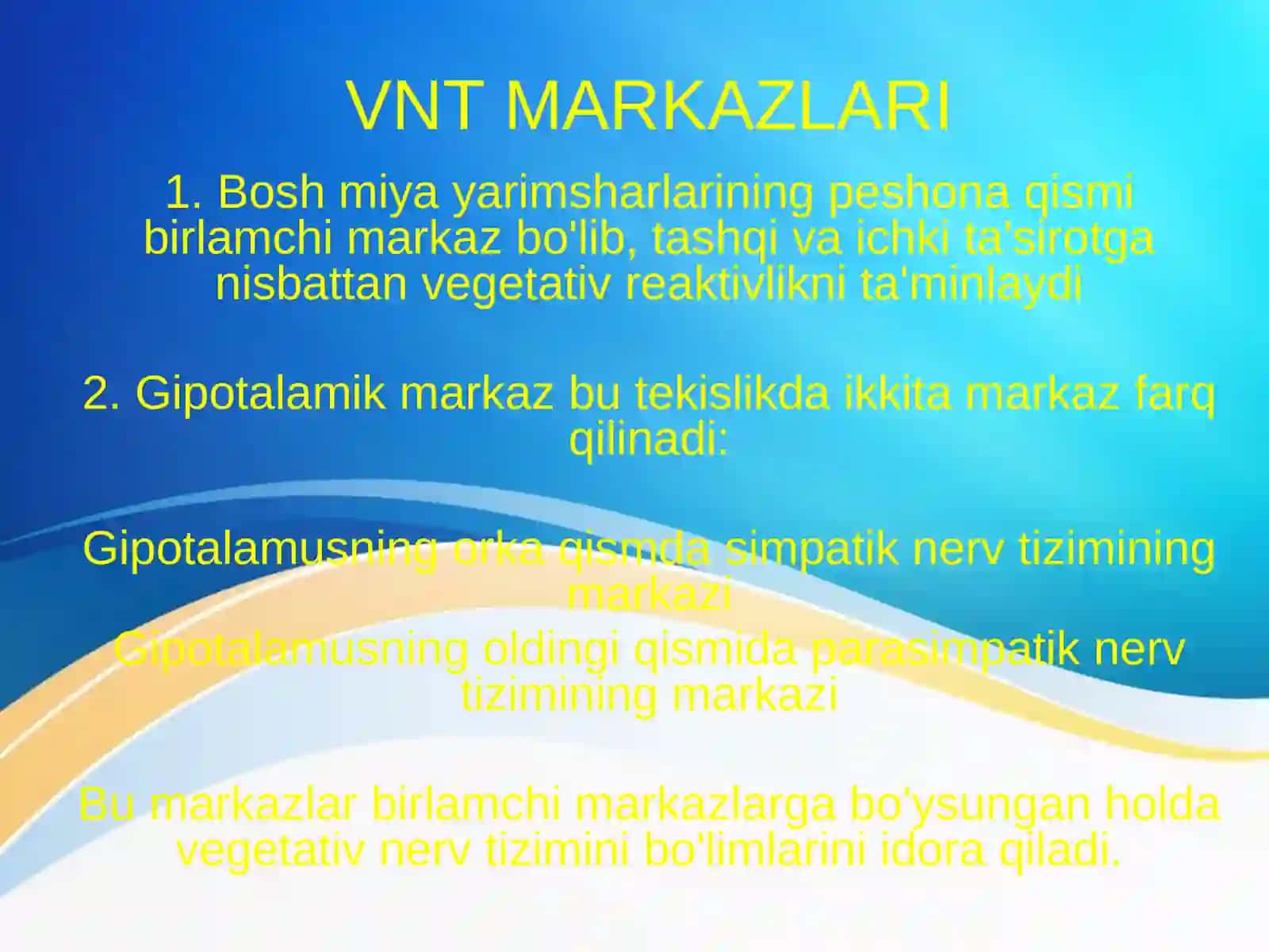 VEGETATIV NERV TIZIMINING KLASSIFIKASIYASI 3