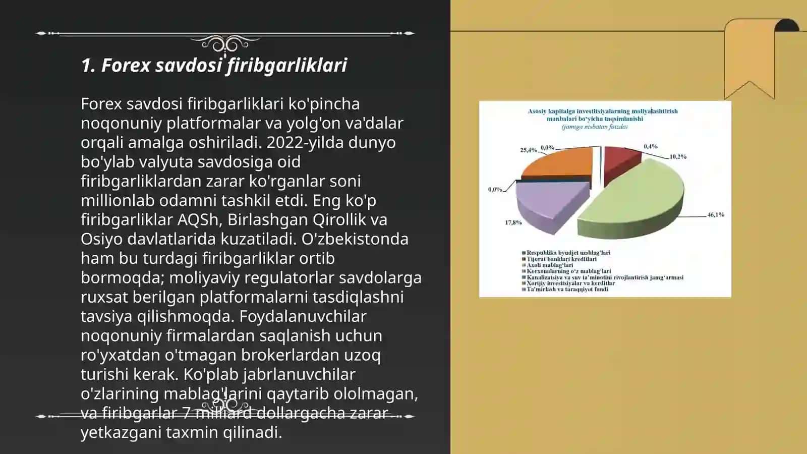 Investitsiyalar bilan bo'ladigan firibgarliklar 3