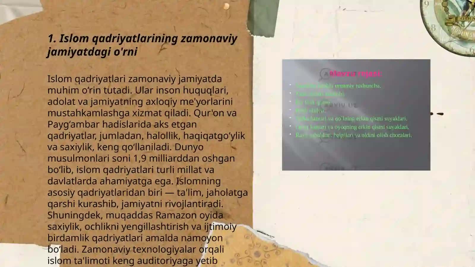 Islom qadriyatlari va ma'rifati 3
