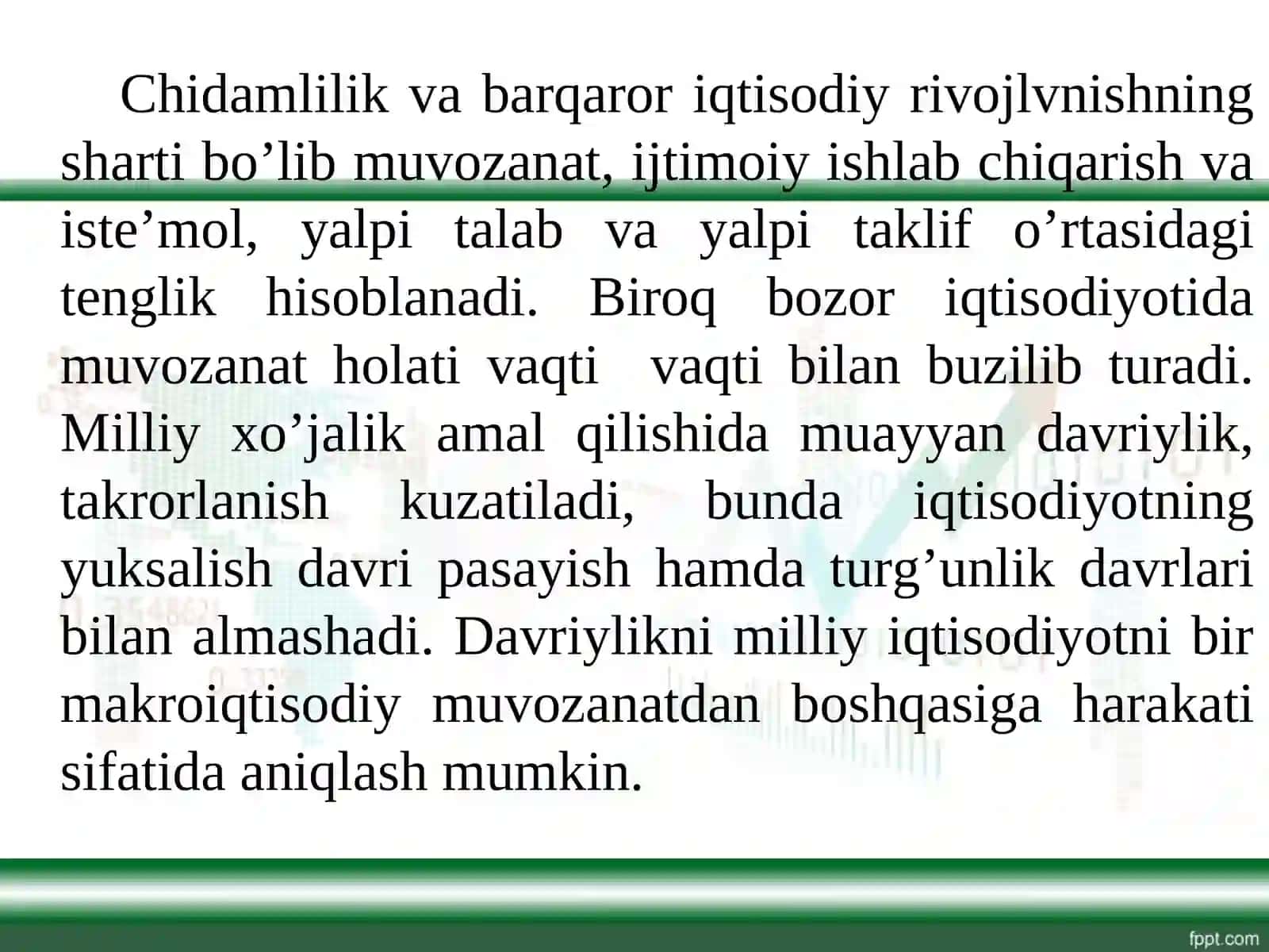 Иқтисодий давр ва иқтисодий тебранишлар 3