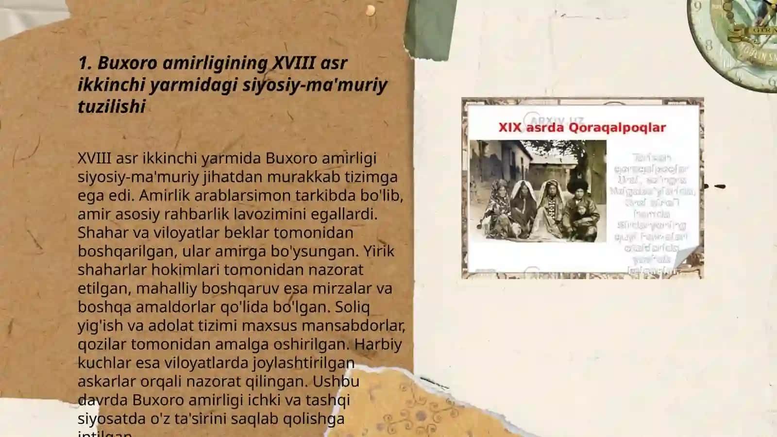 Buxoro amirligining XVIII asr ikkinchi yarmidagi siyosiy-ma'muriy tuzilishi 3