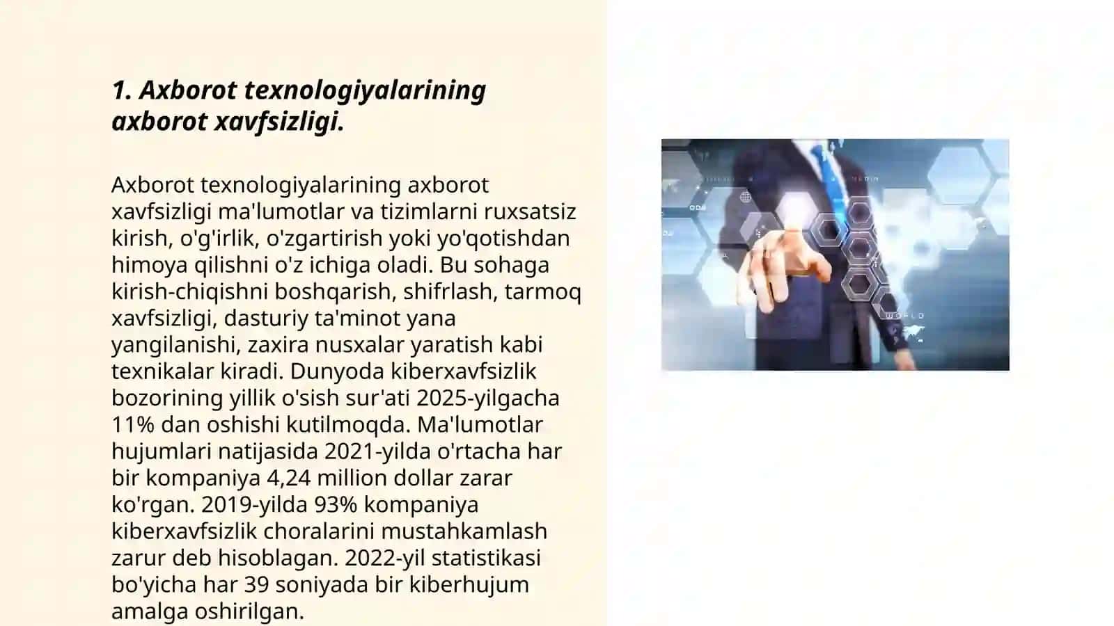 Axborot texnologiyalarining taraqiyot darajasi 3