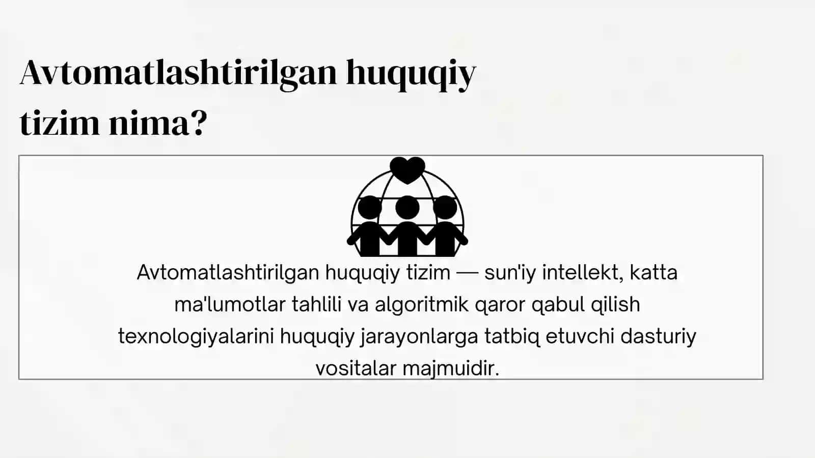 Avtomatlashtirilgan huquqiy tizimlar: afzalliklar va xavflar 3