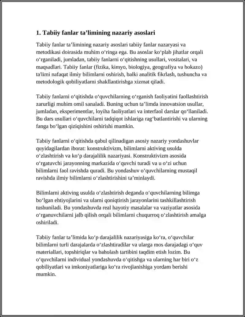 TABIY FANLAR NAZARYASI VA METODIKASI 3