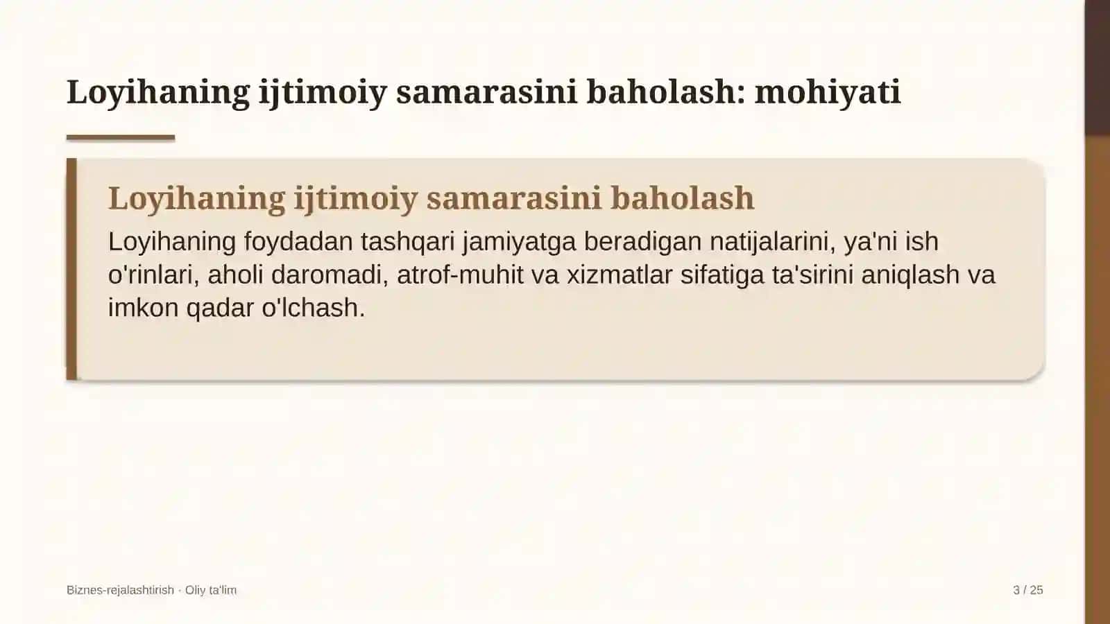 oshxonalarda loyihaning ijtimoiy samarasini baholash 5309 3