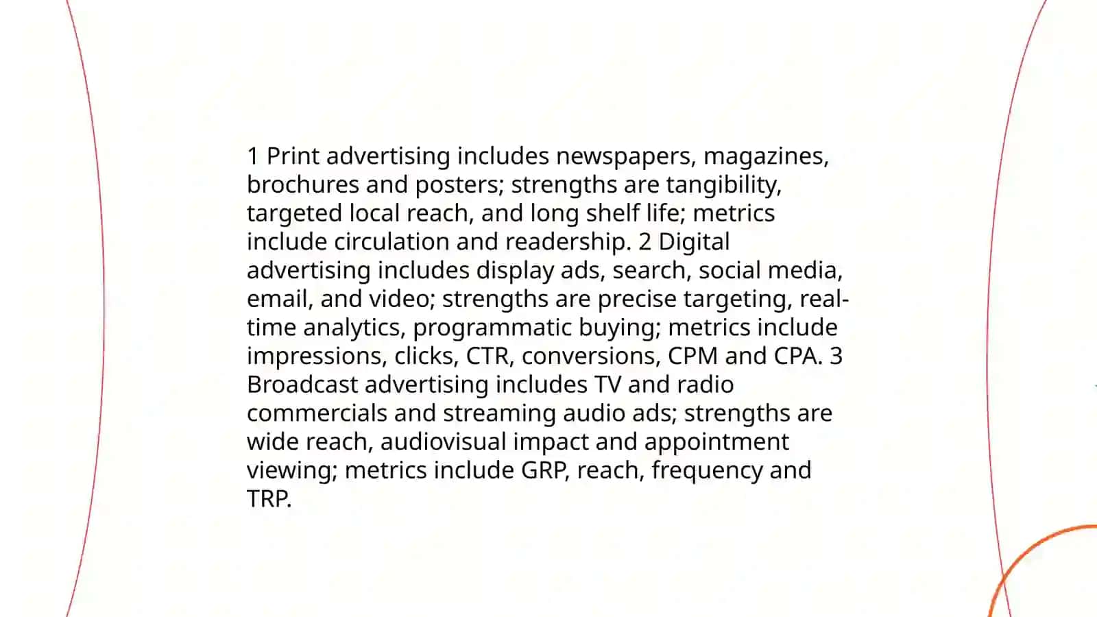 Types of advertisements 3