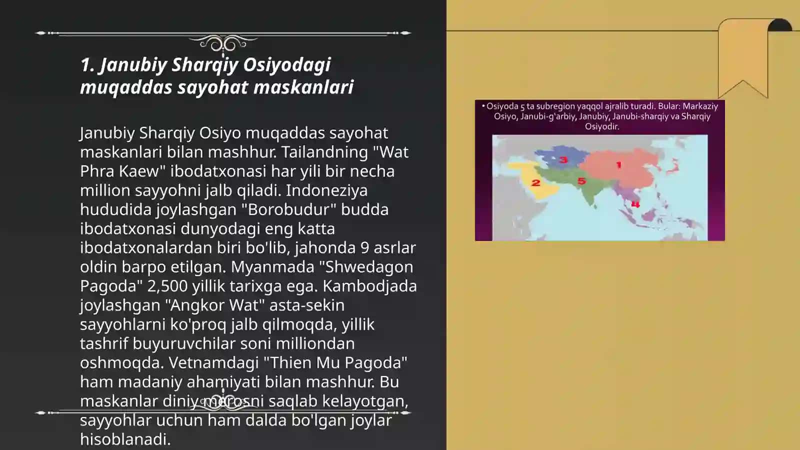 Janubiy Sharqiy Osiyoda ziyorat turizmi Turayev Jaxonxon 3
