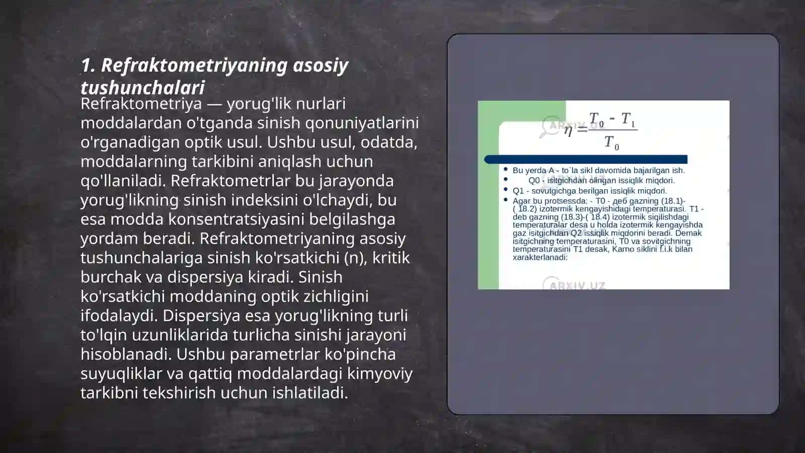 Refraktometriya va polimetriya 3
