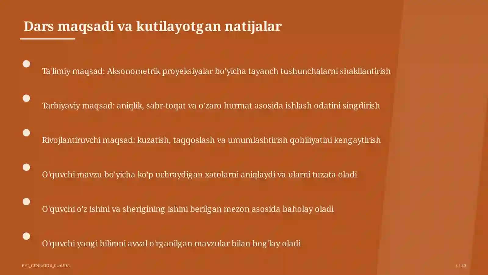 Aksonometrik proyeksiyalar 3