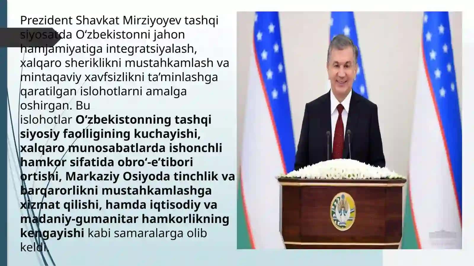 O’zbekiston vajahon hamjamiyati 3