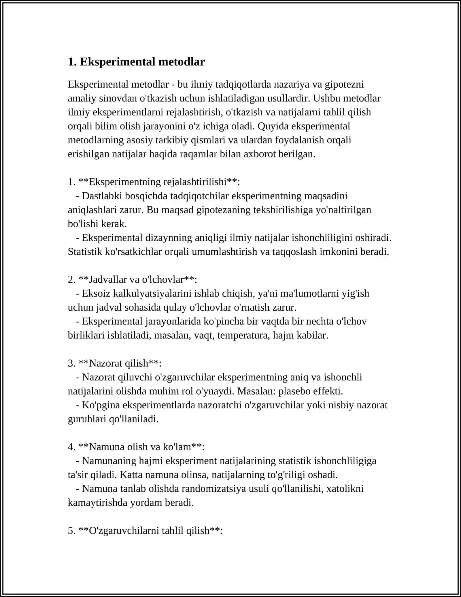 HOZIRGI ZAMON PSIXOLOGIYANING TADQIQOT METODLARI 3