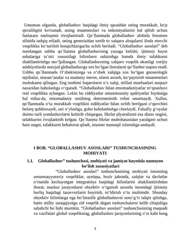 Globallashuv borasidagi ilmiy qarashlarning vujudga kelishi va rivojlanishi 3