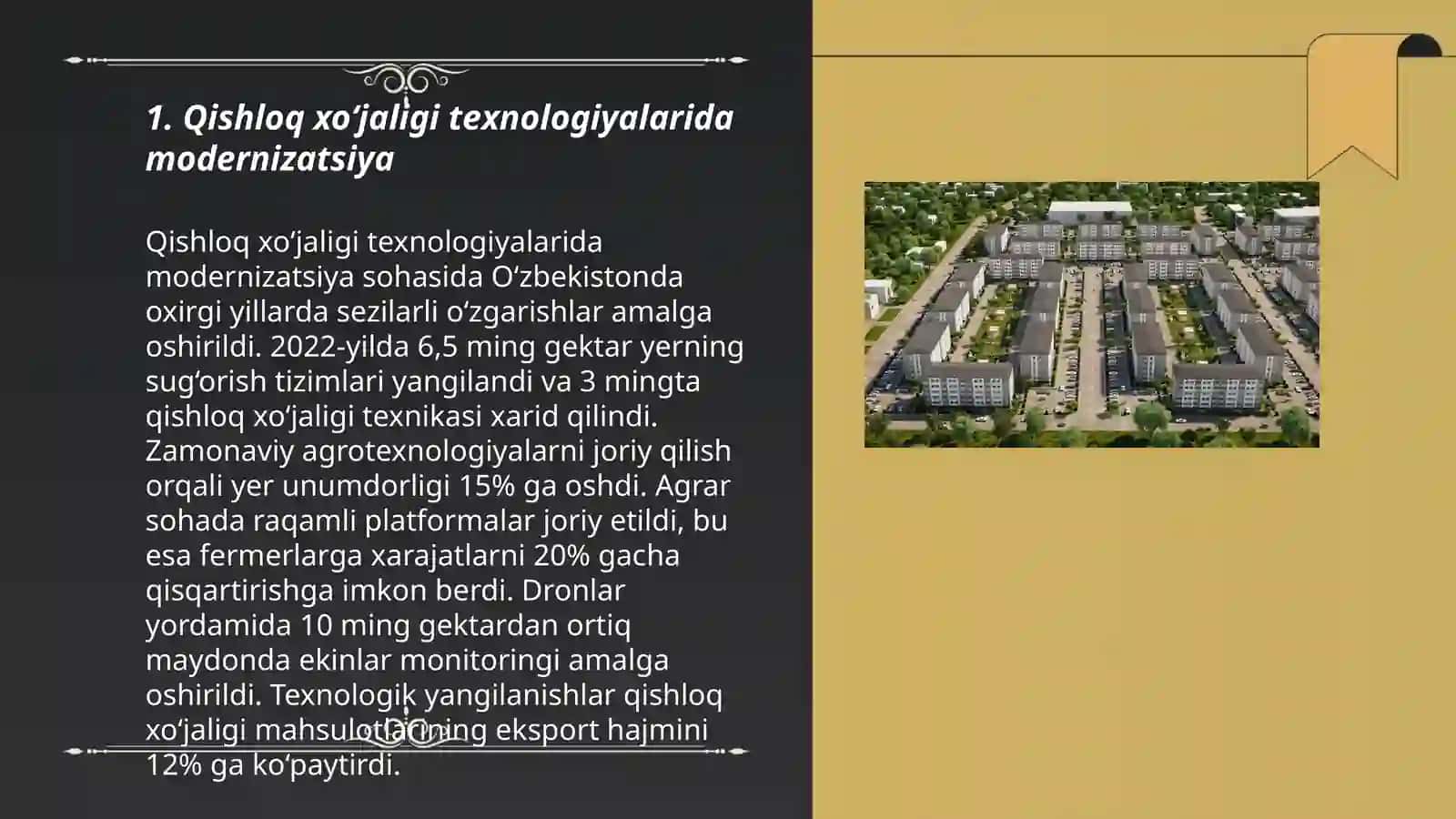 Mustaqillik yillarida qishloq xo‘jaligi va sanoat sohasidagi o‘zgarishlar 3